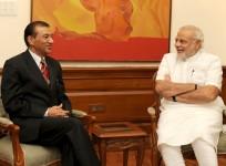 PM Narendra Modi with Nagaland Governor Ashwani Kumar