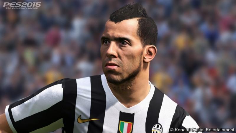 Konami releases screen for Tevez. PES 2015