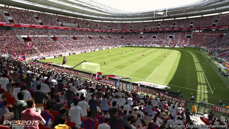 Konami releases screen of a stadium. PES 2015