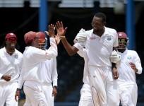 Windies Team celebrate