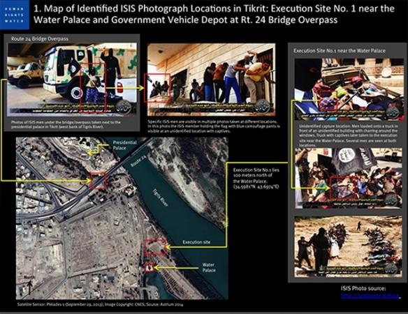 Mass execution sites of Iraqi soldiers have been found