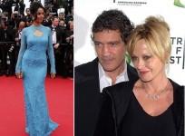 Left: Mallika Sherawat; Right: Antonio Banderas and Melanie Griffith
