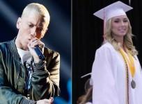 Eminem's daughter has graduated school with high honors.
