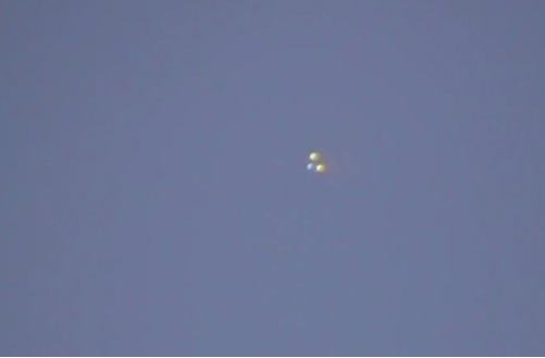 UFO Sighting: Three Orbs Spotted Over Sherman Oaks, California (You Tube Screen Shot/YodaVon .VaderWalker)