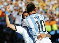 Angel Di Maria Lionel Messi Argentina