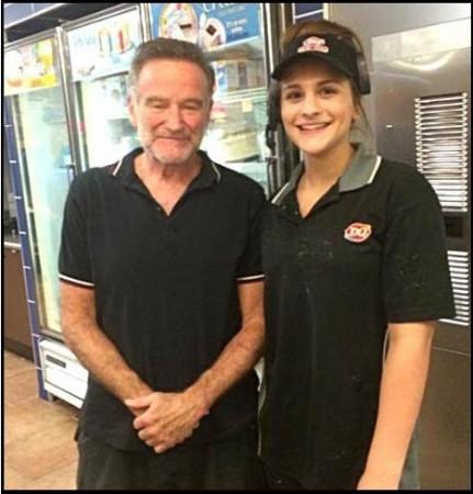 Robin Williams' photo with a fan in Minnesota, which spread the news that the 62-year-old was in rehab.