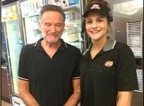 Robin Williams' photo with a fan in Minnesota, which spread the news that the 62-year-old was in rehab.