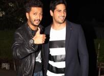 The villains, Riteish Deshmukh and Sidharth Malhotra at the