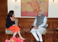 Modi Sandberg Facebook meet