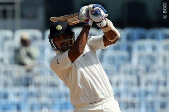 Indian opener Murali Vijay playing a shot. Murali Vijay