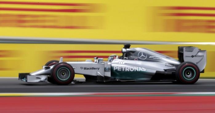 Mercedes Formula One driver Lewis Hamilton of Britain drives during the Austrian GP. Lewis Hamilton Mercedes