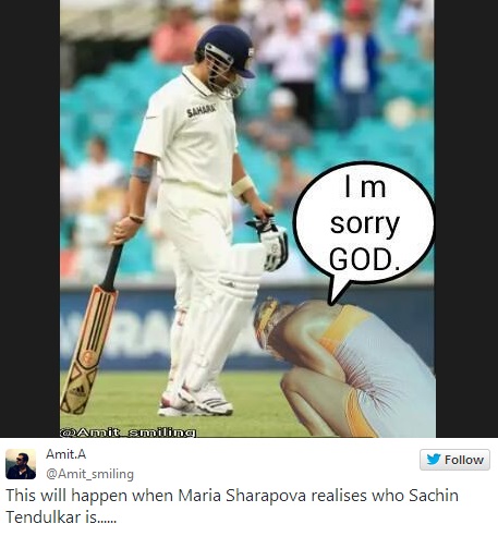 Twitter members have been posting hilarious memes and jokes on Maria Sharapova even since she said she doesn't know Sachin Tendulkar.