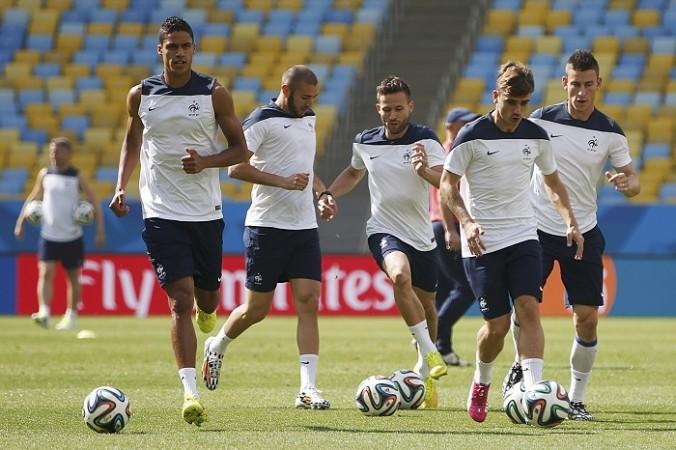 France will look to keep their good form going against formidable Germany France Varane Benzema Cabaye Griezmann Koscielny