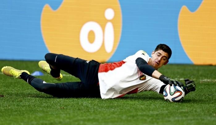 Belgium goalkeeper Thibaut Courtois is confident of stopping Lionel Messi and co. Thibaut Courtois Belgium