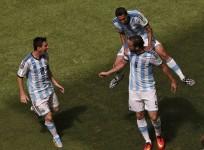 Lionel Messi Gonzalo Higuain Angel Di Maria Argentina