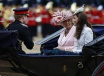 Prince Harry, Camilla Parker Bowles and Kate Middleton