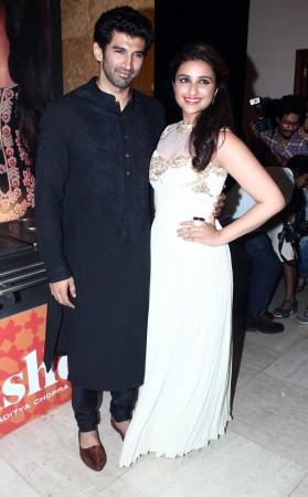 Parineeti Chopra and Aditya Roy Kapur at the trailer launch of 'Daawat-e-Ishq' Parineeti Chopra and Aditya Roy Kapur at the trailer launch of 'Daawat-e-Ishq'