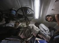 Crowded Indian train
