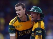 Morne Morkel and AB de Villiers.