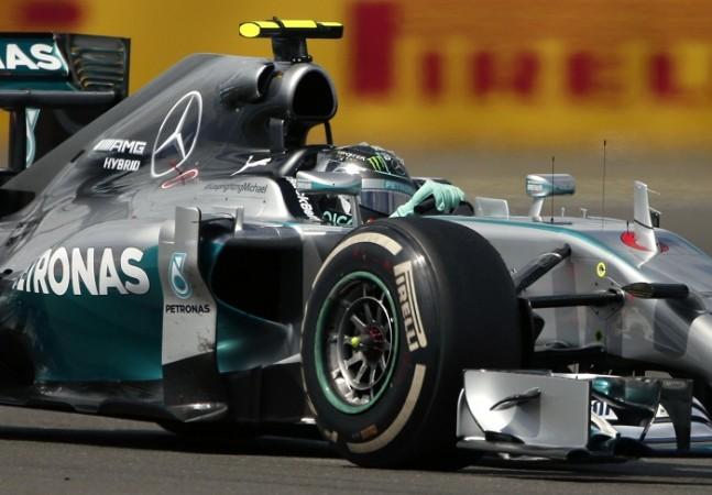 Mercedes to drop its active suspension system 'Fric' for the German Grand Prix. Mercedes Team Nico Rosberg