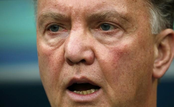 Netherlands coach Louis van Gaal watches the third-place playoff between Brazil and the Netherlands. Louis van Gaal