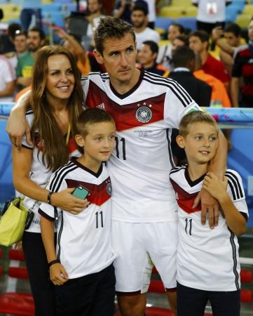Miroslav Klose and Sylwia Klose