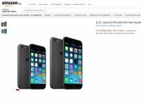 Apple iPhone 6 listed on Amazon Japan