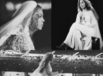 Beyonce during the On the Run concert