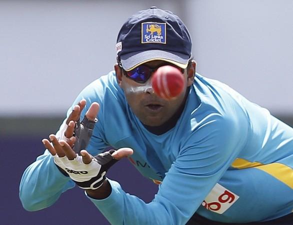 Sri Lanka's Mahela Jayawardene catches a ball during a practice session. Mahela Jayawardene