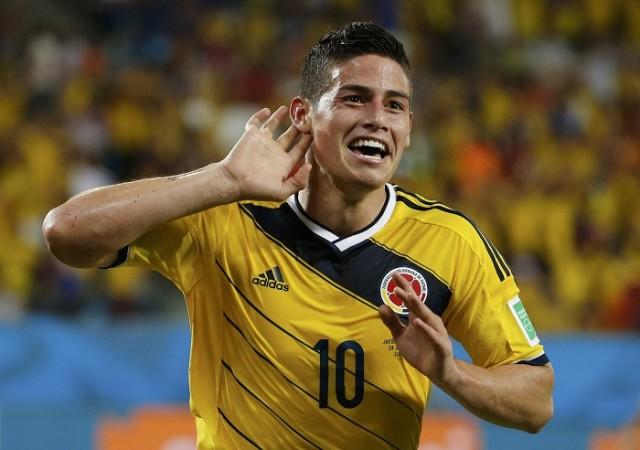 James Rodriguez is a wanted man with Manchester United joining Real Madrid in showing an interest to sign the Colombia playmaker from Monaco James Rodriguez Colombia