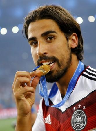 Sami Khedira Germany World Cup medal