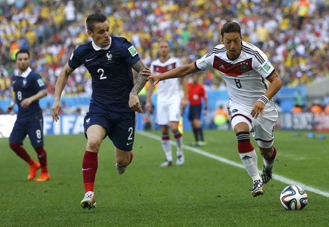 Mathieu Debuchy joins Mesut Ozil at Arsenal Mathieu Debuchy France Mesut Ozil Germany