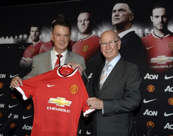 New Manchester United manager Louis Van Gaal attends a news conference at the club's Old Trafford Stadium in Manchester Louis Van Gaal