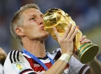 Bastian Schweinsteiger Germany World Cup trophy