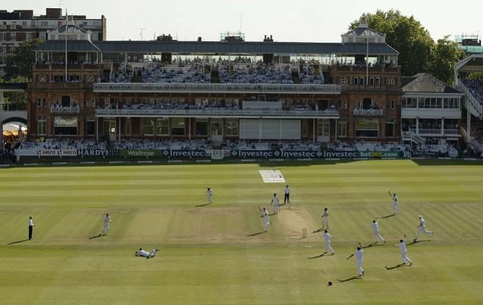 Kevin Pietersen allegedly spotted one of the groundsmen tampering with the pitch. Lord's Ground