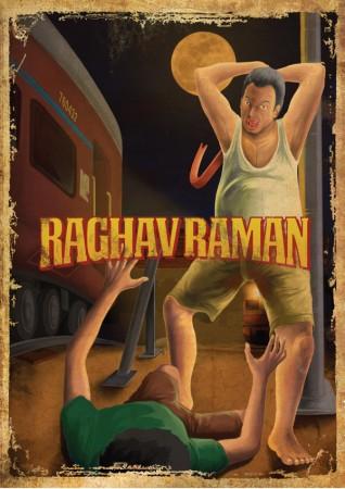 A Depiction of Raghav killing one of his victims in Mumbai. Raghav