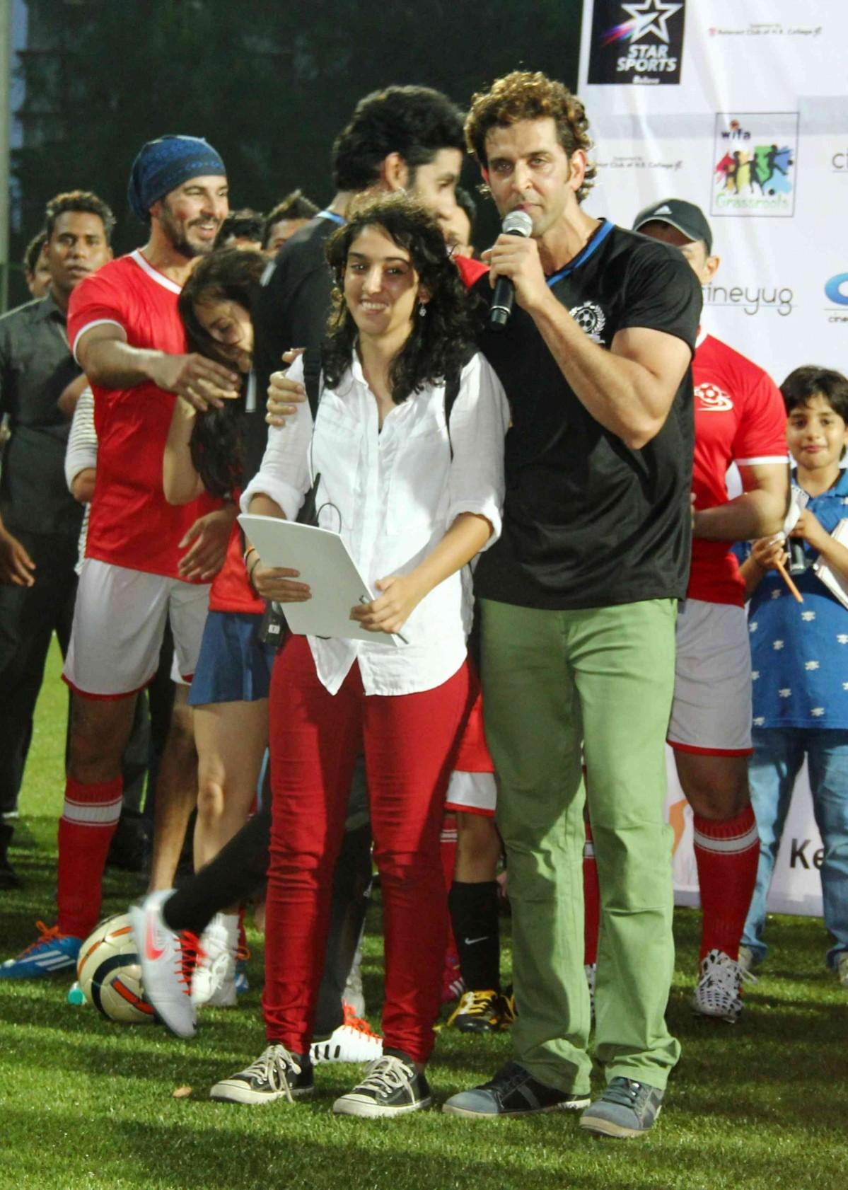 Hrithik Roshan with Ira Khan Hrithik Roshan with Ira Khan