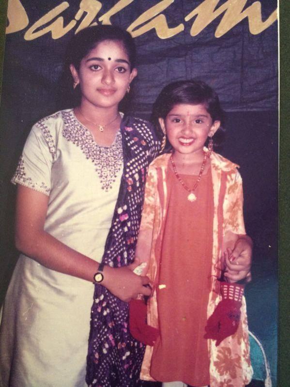 Kavya Madhavan with Sanusha Kavyamadhavan with Sanusha