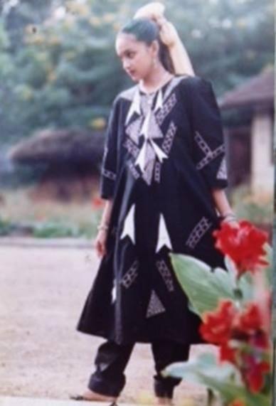 Lena in her early days as a model. Lena