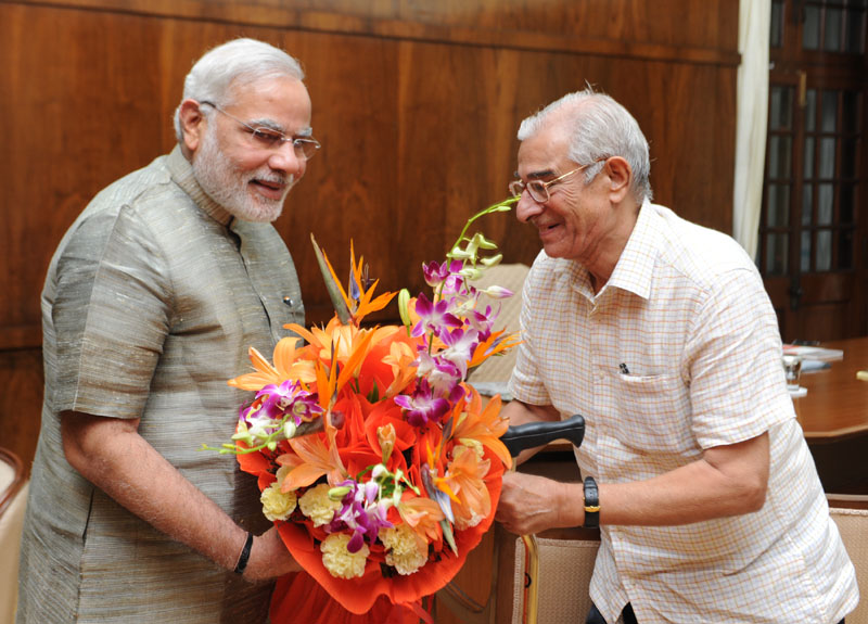 Later on Tuesday, Gujarat governor OP Kohli visited Modi.
