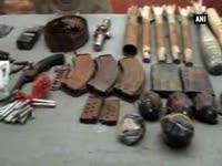 security-forces-seize-arms-and-ammunition-from-militant-hideout-in-kashmir