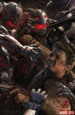 Hawkeye concept art from Marvel's Avengers: Age of Ultron by Ryan Meinerding. Avengers: Age of Ultron