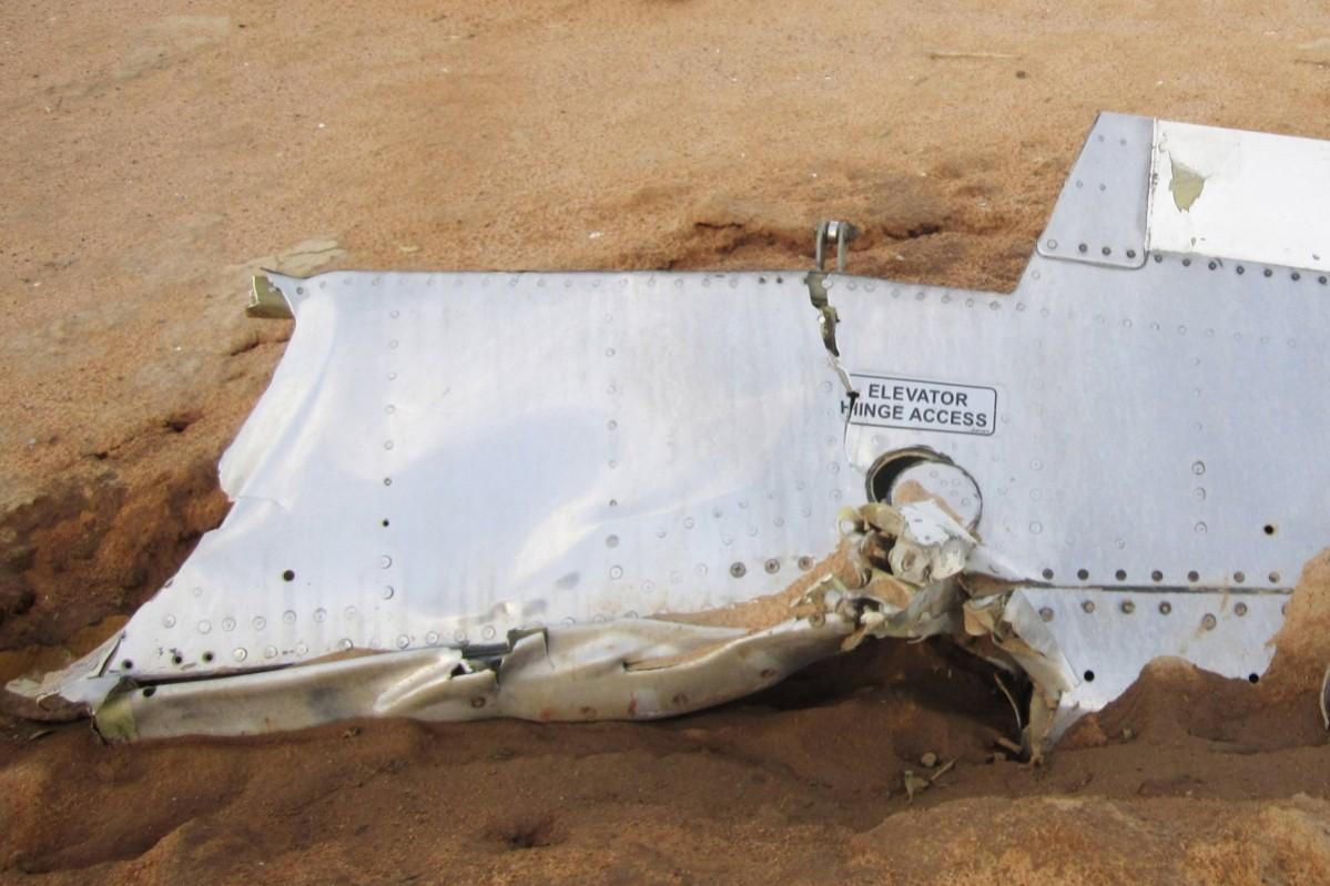 Debris of Air Algerie at the Crash Site in Mali Air Algerie Crash
