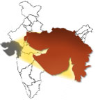 Gujarat map