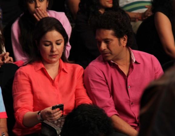 Sachin Tendulkar and Anjali Sachin Tendulkar and Anjali