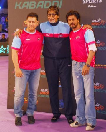 Aamir, Amitabh Bachchan and SRK Aamir, Amitabh Bachchan and SRK