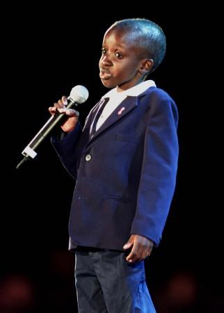 Nkosi Johnson, the 12-year-old South African boy who became an icon in Africa's struggle against HIV/AIDS. Nkosi Johnson