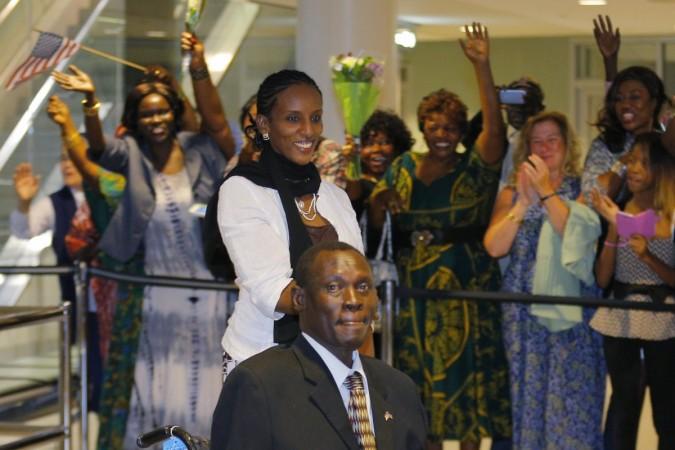 A Sudanese woman, Meriam Ibrahim who refused to renounce her Christian faith and was sentenced to death, has arrived in the United States. A Sudanese woman, Meriam Ibrahim who refused to renounce her Christian faith and was sentenced to death, has arrived in the United States.