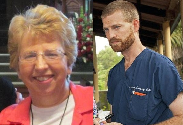 Nancy Writebol and Dr Kent Brantly
