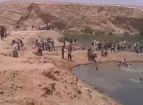 Miracle Lake Appears in the Middle of Tunisian desert